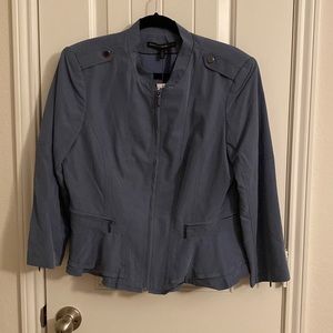 White House Black Market Navy Blue Blazer- Size 14